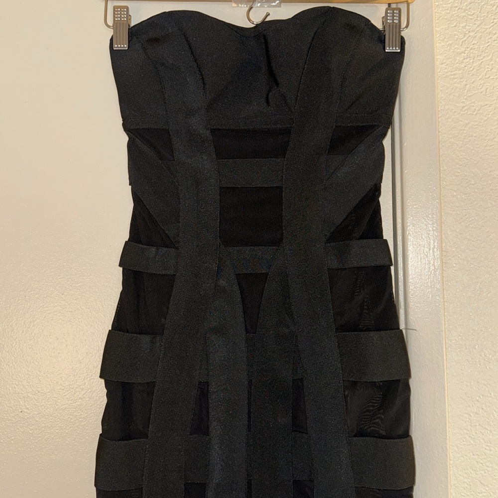New Hot Night Out Bandage Midi Dress - Picture 10 of 16